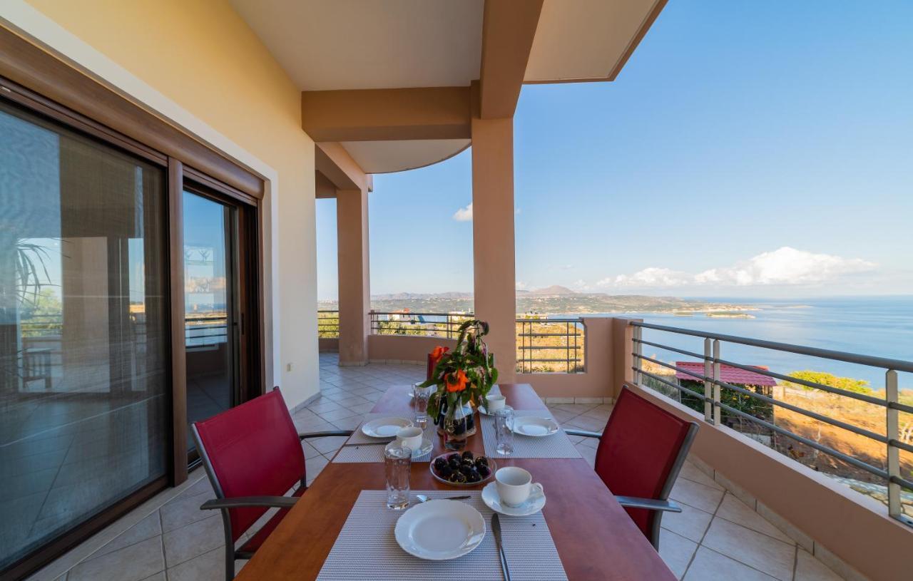 Deluxe Villa Kamba With Sea View Aptera Luaran gambar