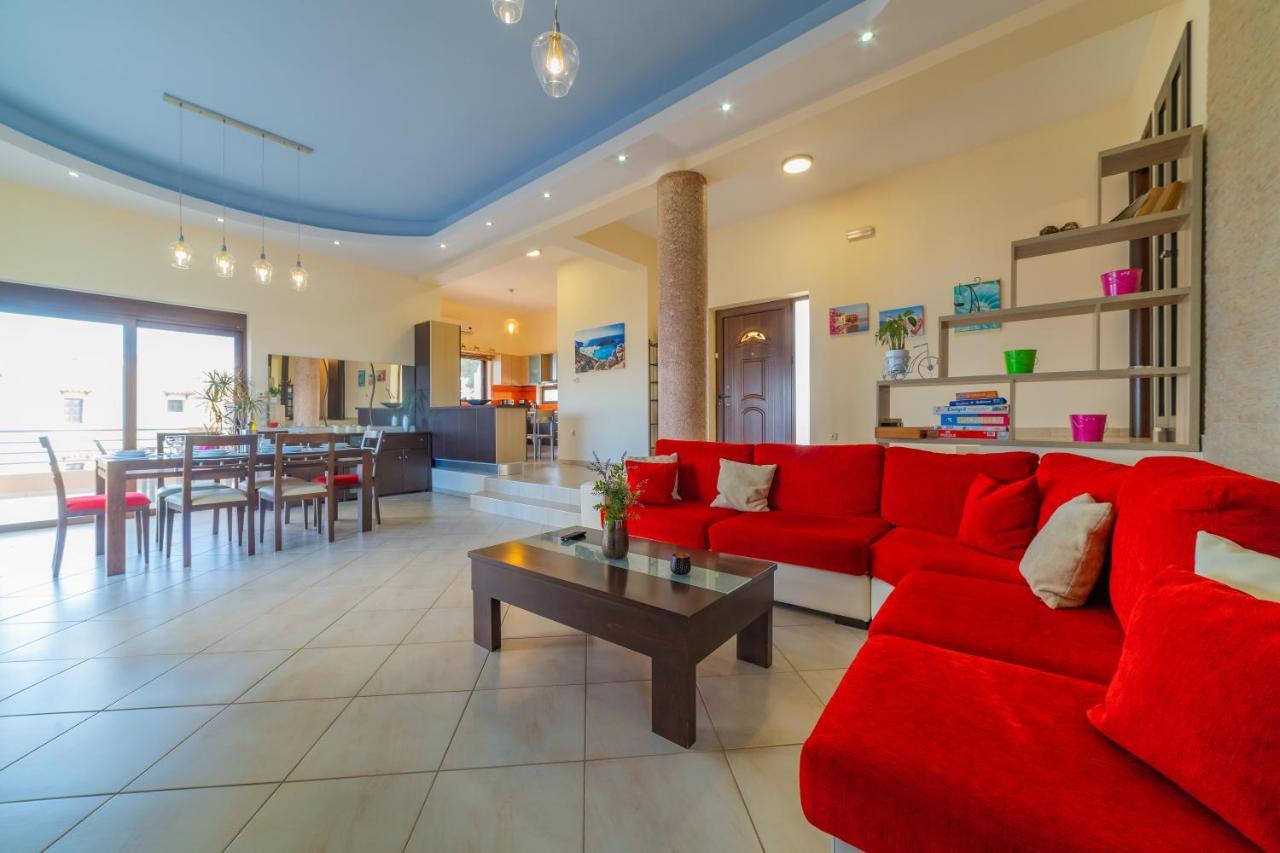 Deluxe Villa Kamba With Sea View Aptera Luaran gambar