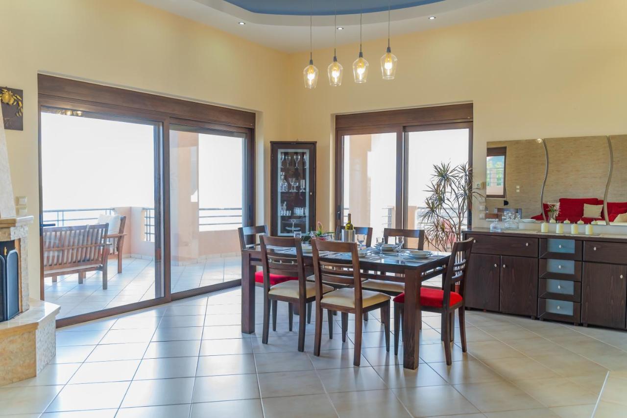 Deluxe Villa Kamba With Sea View Aptera Luaran gambar